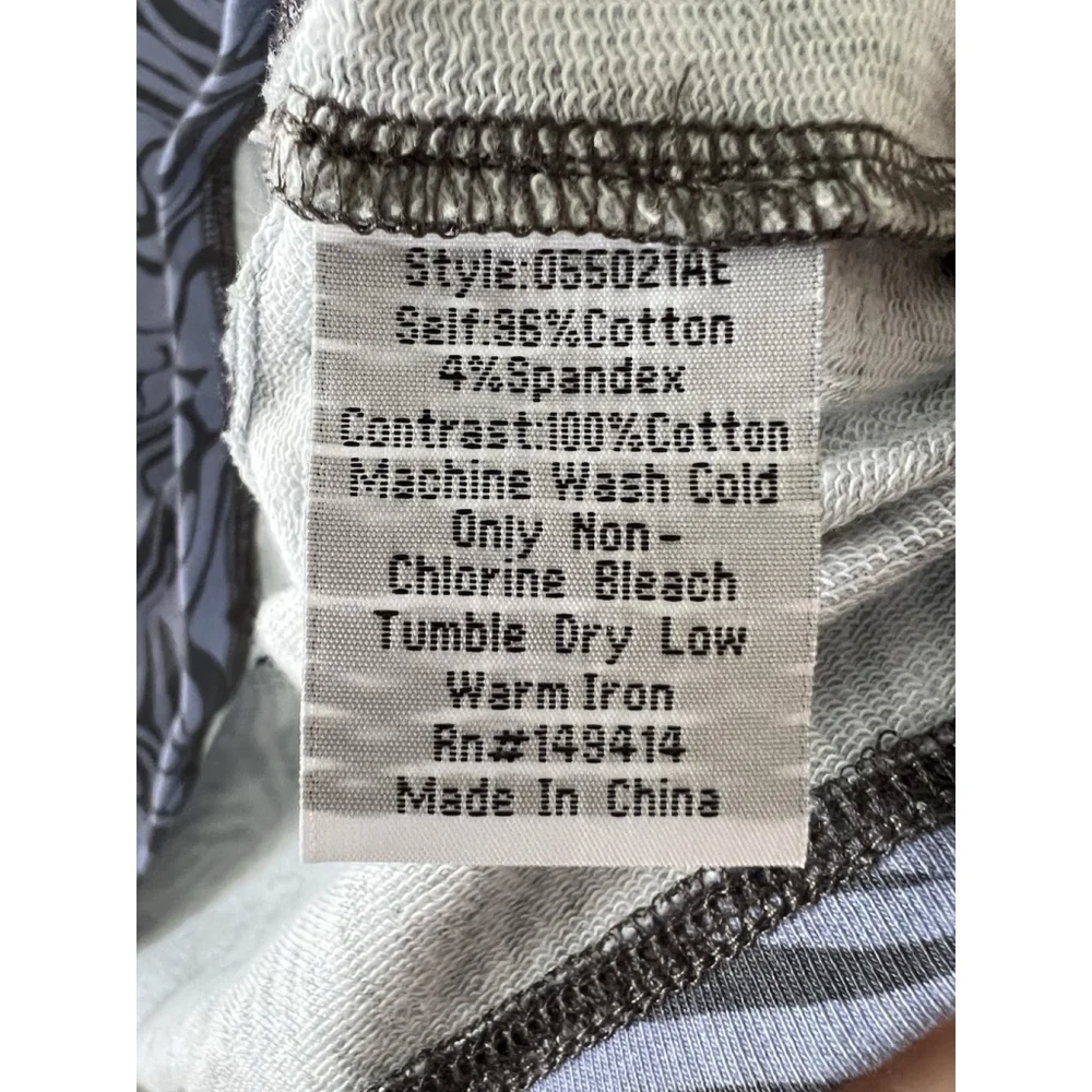 Johnny Was‎ Calme Seamed Oversized Pullover Blue Patterned Size Small NWOT $178